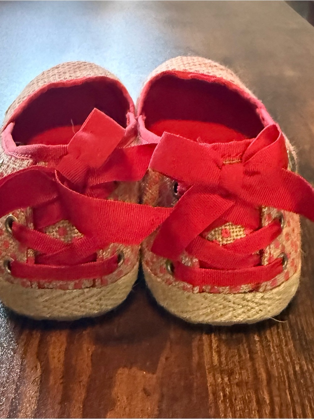 UGG Women's Woven Espadrille Flats with Bright Pink Trim - Picture 3 of 4